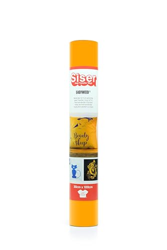 Siser® EasyWeed® Fluo Orange 30 cm x 1 m thermotransferbares Vinyl zur Personalisierung von Textilien von SISER