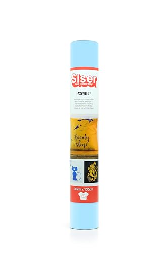 Siser® EasyWeed® Hellblau, 30 cm x 1 m, wärmeübertragbares Vinyl, personalisierbar von SISER