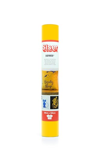 Siser® EasyWeed® Sonnen-Gelb, 30 cm x 1 m, wärmeübertragbares Vinyl, personalisierbar von SISER