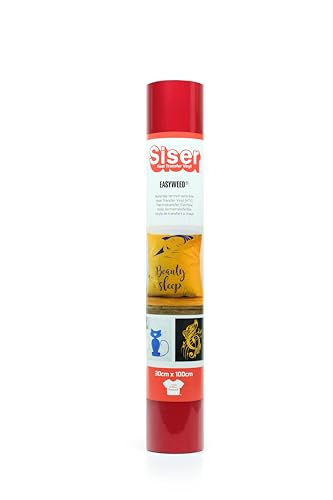 Siser® EasyWeed® Viva Magenta, 30 cm x 1 m, thermotransferfähiges Vinyl, personalisierbar von Siser