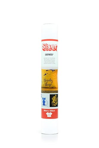 Siser® EasyWeed® – Weiß matt, 30 cm x 1 m, wärmeübertragbares Vinyl, personalisierbar von SISER