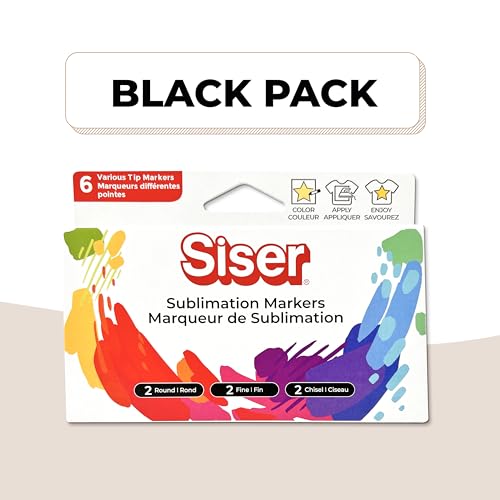 Siser® Sublimationsmarker, schwarz von SISER