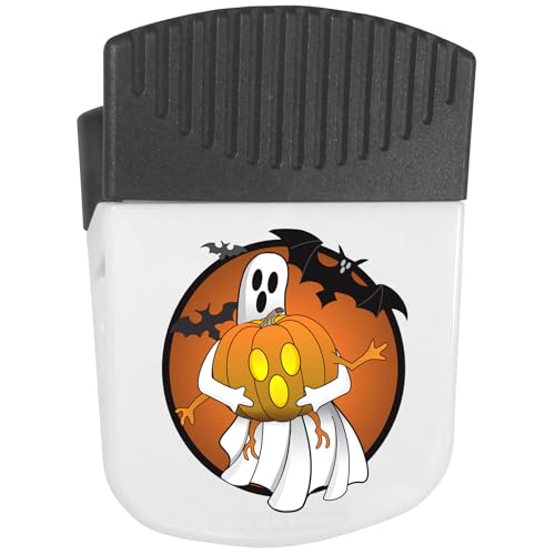 Siskiyou Ghost Carrying Jack O'Lantern-Chip-Magnet, Einheitsgröße, Chrom von Siskiyou