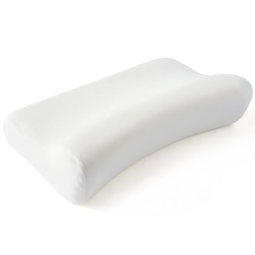 SISSEL® Compact Pillow Kissen | Orthopädisches Nackenkissen | Viskoelastischer Schaumstoff | Ergonomisch, reiseoptimiert & schwedische Qualität | Waschbarer Velours-Bezug | Ideal für Therapie & Reisen von Sissel