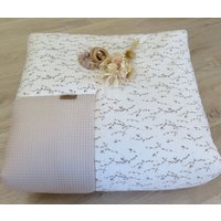 6cm Dicke Krabbeldecke Palmkätzchen Waffel Beige von SissisTraumland