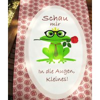Froschkönig Frogprince Geschirrtuch Teatowel Schau Mir in Die Augen, Kleines Brille Kurzsichtig Nerd Krawatte Fliege Retro Froschkönig Frogprince Geschirrtuch Teatowel Schau Mir in Die Augen, Kleines Brille Kurzsichtig Nerd Krawatte Fliege Retro von SissiundFroschkoenig