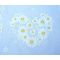 Geschirrtuch Trockentuch Teatowel Daisy Gänseblümchen Herz Rosa Hellblau Muttertag Liebe Frühling von SissiundFroschkoenig