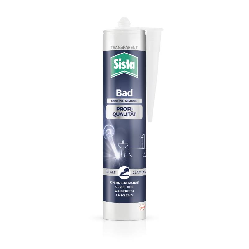 Sista Sanitärsilikon 'Bad Profi-Qualität' transparent 280 ml von Sista