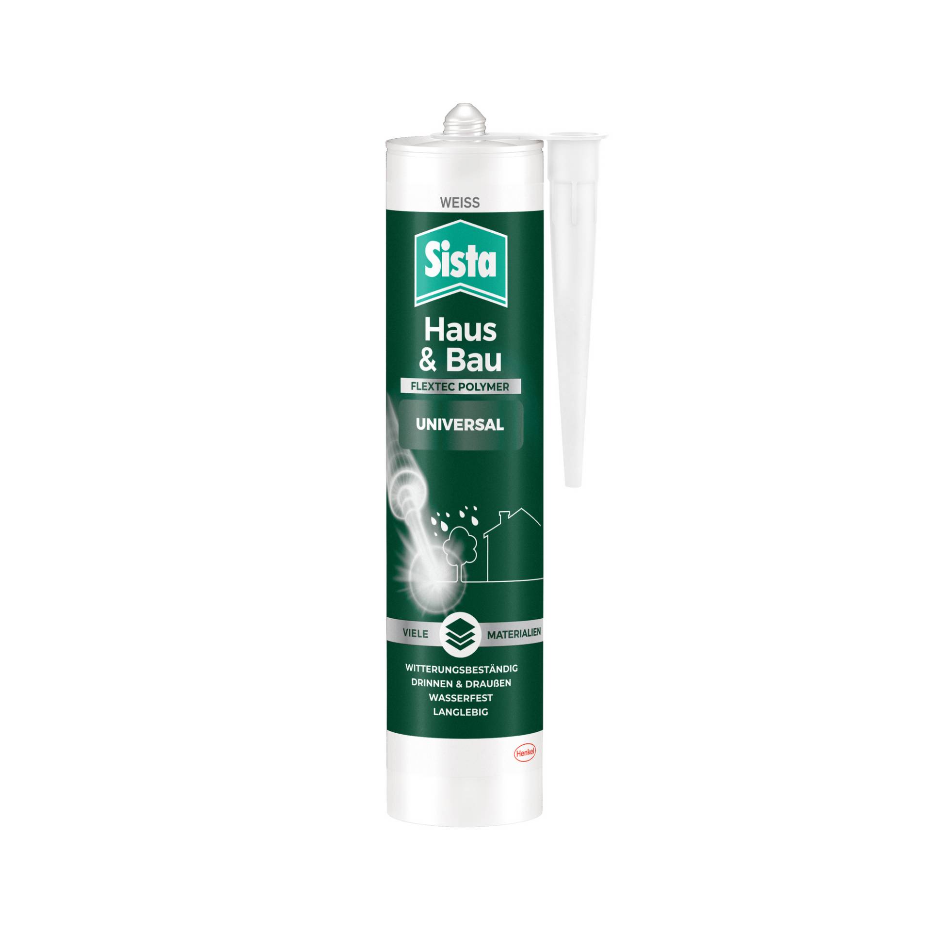 Sista Universal-Silikon 'Haus & Bau' weiß 280 ml Sista Universal-Silikon 'Haus & Bau' weiß 280 ml von Sista