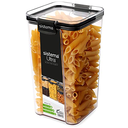 Sistema Ultra luftdichtes Frischhaltedose | 1,3 liter | Vorratsdose mit Deckel | stapelbar | BPA-frei von Sistema