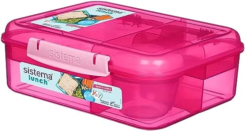Sistema Bento-Lunchbox 1,65 l, Pink von Sistema