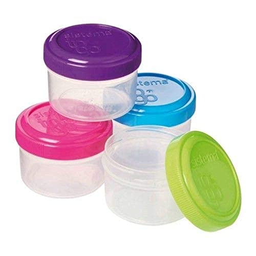 Sistema Set + 4 + Dosen + Lebensmittel +% C3% A0 + Gewürze + mit Deckel + Schrank + To+ Go + 35 cl +% 28 Farben + sortiert Sistema Set + 4 + Dosen + Lebensmittel +% C3% A0 + Gewürze + mit Deckel + Schrank + To+ Go + 35 cl +% 28 Farben + sortiert von Sistema
