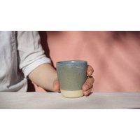 Keramik Espressotasse Rad Getöpfert Steingut Becher Keramik Espressotasse Rad Getöpfert Steingut Becher von SisterWatt