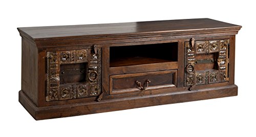 SIT-Möbel Almirah 5121-30 koloniales Lowboard, zwei Türen, je 1 Schublade & offenes Fach, recyceltes Holz, 150x45x50 cm von SIT-Möbel