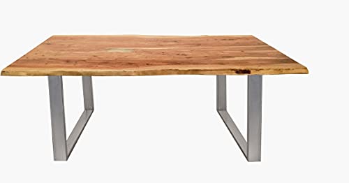 Sit Möbel Tisch, 100% Platte Akazie, Gestell Stahl, Bunt, 140 x 80 cm von Sit Möbel