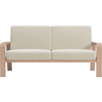 sit&more 2,5-Sitzer "Kolding" Armlehnen aus Buchenholz in natur, verschiedene Bezüge und Farben von Sit & More