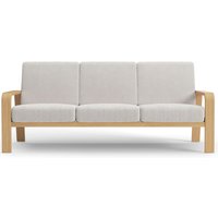 sit&more 3-Sitzer "Kolding" Armlehnen aus Buchenholz in natur, verschiedene Bezüge und Farben von Sit & More