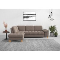 sit&more Ecksofa "Westham L-Form", mit Ottomane, mit oder ohne Bettfunktion, Bettkasten, Verstellung von Sit & More