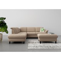 sit&more Ecksofa "Maggiore L-Form", wahlweise mit Kopfteilverstellung, Bettfunktion und Stauraum von Sit & More