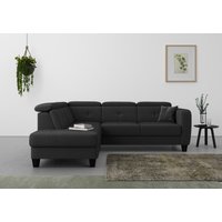 sit&more Ecksofa "Belluci L-Form" inklusive Federkern, wahlweise mit Bettfunktion und Bettkasten von Sit & More