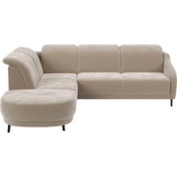 sit&more Ecksofa "Blues L-Form" wahlweise mit Klapptisch und USB von Sit & More