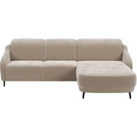 sit&more Ecksofa "Blues L-Form" wahlweise mit Klapptisch und USB von Sit & More