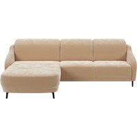 sit&more Ecksofa "Blues L-Form" wahlweise mit Klapptisch und USB von Sit & More