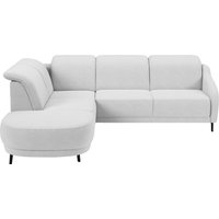 sit&more Ecksofa "Blues L-Form" wahlweise mit Klapptisch und USB von Sit & More
