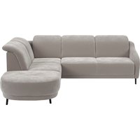 sit&more Ecksofa "Blues L-Form", wahlweise mit Klapptisch und USB von Sit & More