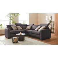 sit&more Ecksofa "Bologna L-Form" Kopfteilverstellung, wahlweise mit Bettfunktion und Schubkasten von Sit & More