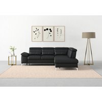 sit&more Ecksofa "Cabrio L-Form, mit Sitztiefenverstellung, Arm- und Kopfteilverstellung", 3 Nierenkissen, Federkern, optional Bettfunktion und Stauraum von Sit & More