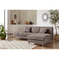 sit&more Ecksofa "Clio L-Form", wahlweise mit Bettfunktion oder Vorziehsitz und Bettkasten, Federkern von Sit & More