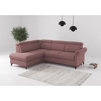 sit&more Ecksofa "Glendale, L-Form" inkl. Kopfteilverstellung, wahlweise mit Vorziehsitz und Bettkasten von Sit & More