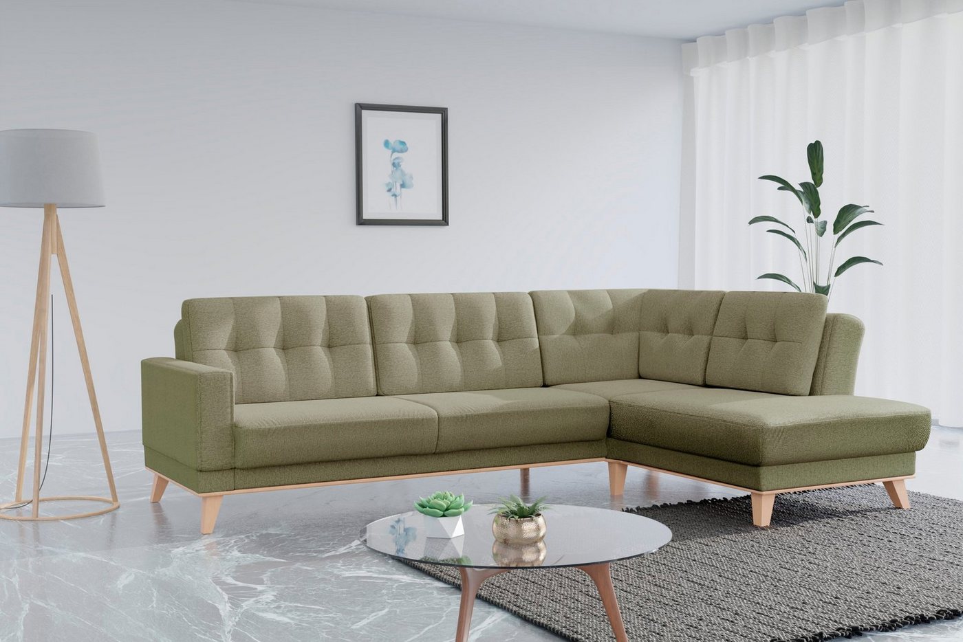 sit&more Ecksofa Lavida, wahlweise mit Kippfunktion und Bettkasten von Sit&More