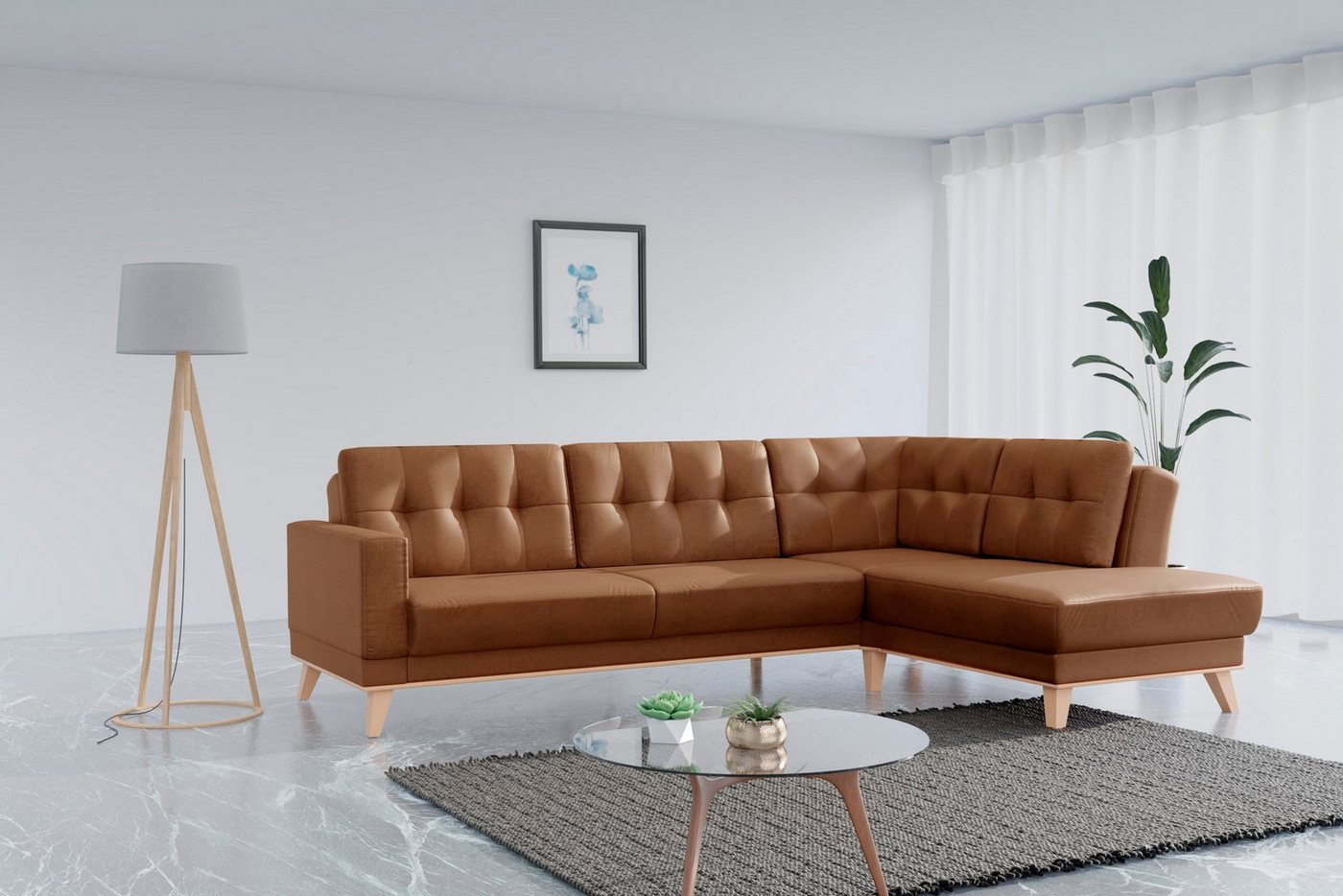 sit&more Ecksofa Lavida, wahlweise mit Kippfunktion und Bettkasten von Sit&More