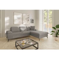 sit&more Ecksofa "Morris Jubi L-Form, B: 247 cm" mit Armteilfunktion & 1 Zierkissen, optional Bettfunktion von Sit & More