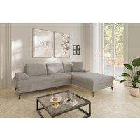 sit&more Ecksofa "Morris Jubi L-Form, B: 247 cm" mit Armteilfunktion & 1 Zierkissen, optional Bettfunktion von Sit & More