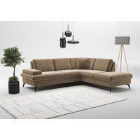sit&more Ecksofa "Morris Jubi L-Form", inkl. Armteilfunktion und 1 Zierkissen, wahlweise mit Bettfunktion von Sit & More