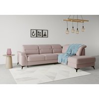 sit&more Ecksofa "Sinatra L-Form", mit Ottomane, optional mit Kopfteilverstellung und Armteilfunktion von Sit & More