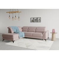 sit&more Ecksofa "Sinatra L-Form", mit Ottomane, optional mit Kopfteilverstellung und Armteilfunktion von Sit & More