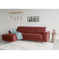 sit&more Ecksofa "Sinatra L-Form", mit Recamiere, optinal mit Kopfteilverstellung und Armteilfunktion von Sit & More