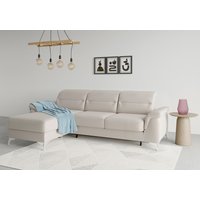 sit&more Ecksofa "Sinatra L-Form" mit Recamiere, optinal mit Kopfteilverstellung und Armteilfunktion von Sit & More