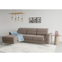 sit&more Ecksofa "Sinatra L-Form", mit Recamiere, optinal mit Kopfteilverstellung und Armteilfunktion von Sit & More