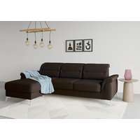 sit&more Ecksofa "Sinatra L-Form", mit Recamiere, optinal mit Kopfteilverstellung und Armteilfunktion von Sit & More