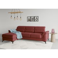 sit&more Ecksofa "Sinatra L-Form", mit Recamiere, optional mit Kopfteilverstellung und Armteilfunktion sit&more Ecksofa "Sinatra L-Form", mit Recamiere, optional mit Kopfteilverstellung und Armteilfunktion von Sit & More