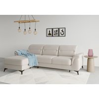 sit&more Ecksofa "Sinatra L-Form", mit Recamiere, optional mit Kopfteilverstellung und Armteilfunktion sit&more Ecksofa "Sinatra L-Form", mit Recamiere, optional mit Kopfteilverstellung und Armteilfunktion von Sit & More