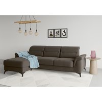 sit&more Ecksofa "Sinatra L-Form", mit Recamiere, optional mit Kopfteilverstellung und Armteilfunktion von Sit & More
