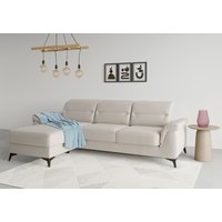 sit&more Ecksofa "Sinatra L-Form", mit Recamiere, optional mit Kopfteilverstellung und Armteilfunktion von Sit & More