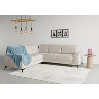 sit&more Ecksofa "Sinatra L-Form" optinal mit Kopfteilverstellung und Armteilfunktion, Metallfüße sit&more Ecksofa "Sinatra L-Form" optinal mit Kopfteilverstellung und Armteilfunktion, Metallfüße von Sit & More