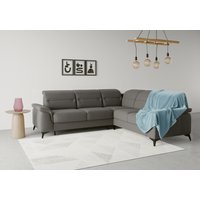 sit&more Ecksofa "Sinatra L-Form" optinal mit Kopfteilverstellung und Armteilfunktion, Metallfüße sit&more Ecksofa "Sinatra L-Form" optinal mit Kopfteilverstellung und Armteilfunktion, Metallfüße von Sit & More